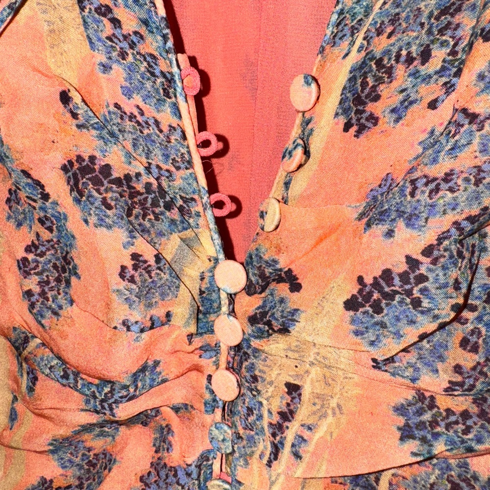 ✨ H&M Conscious Exclusive Floral Midi Dress – Size 10 (Fits M) ✨ - Picture 5 of 13